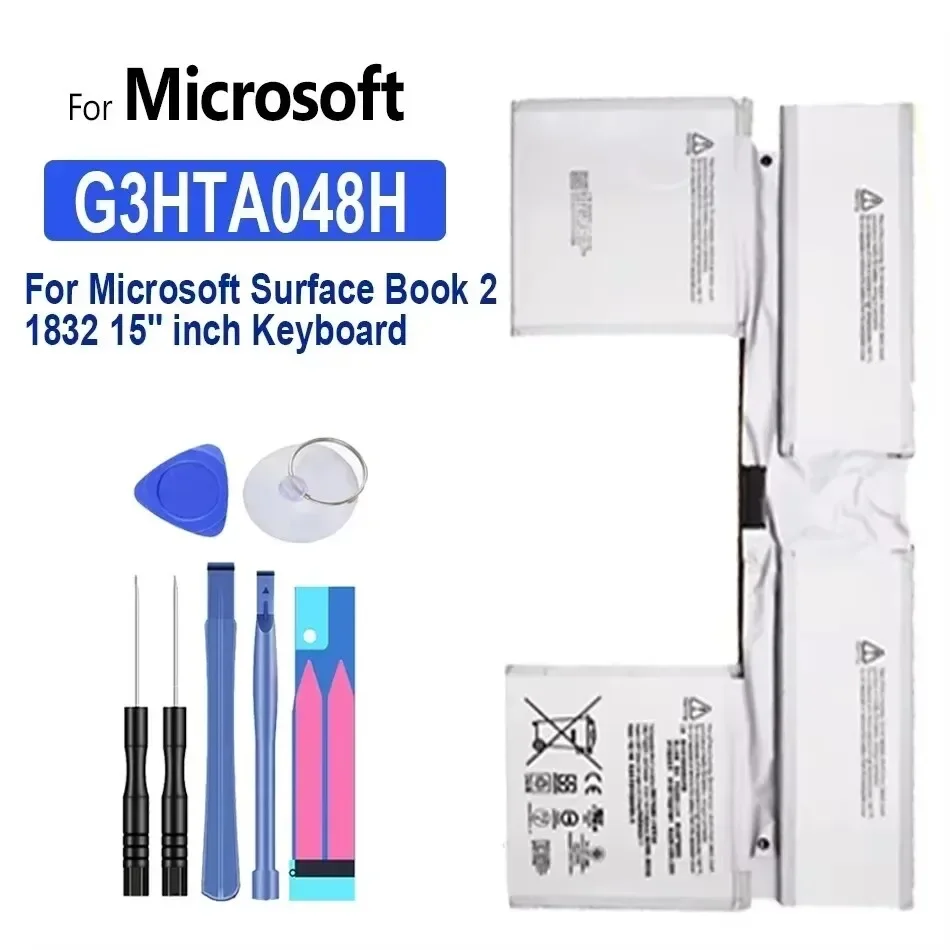 Battery For Microsoft Surface Book 2 1835 Discrete Graphics Ver.Screen Keyboard 1832 Centralized Graphics Ver.Screen Keyboard