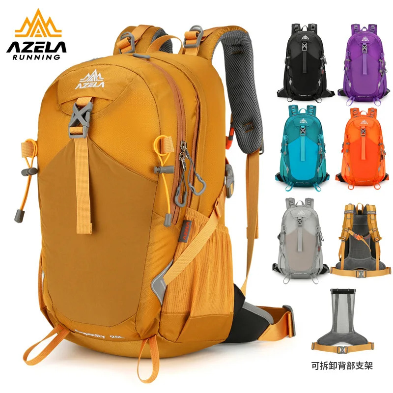 Azera Lightweight Leisure Outdoor Backpack Mountaineering Hiking Bag Off-Road Riding Backpack Anti-splashing and Scratch Resista
