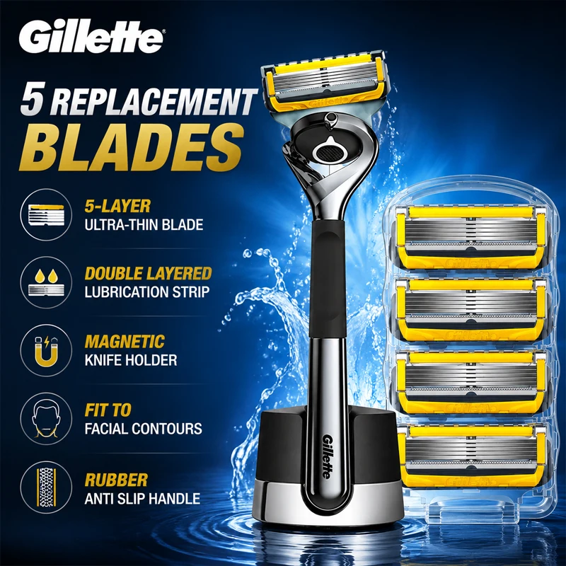 rasoir-pour-homme-gillette-gla5151zh-avec-poignee-antiderapante-et-5-tetes-de-rasage-changement-de-tetes-de-rasage-facile-rasage-complet-du-visage