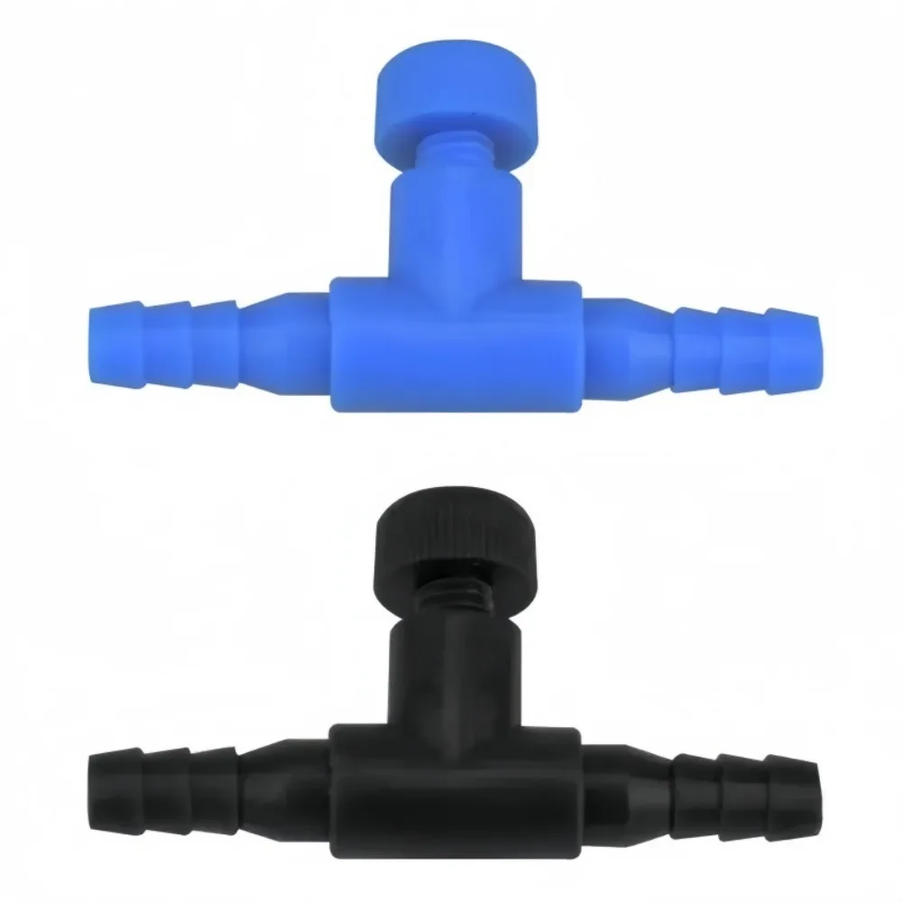 Aquarium Air Control Valve Adjustable Fish Tank Air Flow Straight Through 4mm Switch Regulator Air Pump Oxygen Pipe Connector