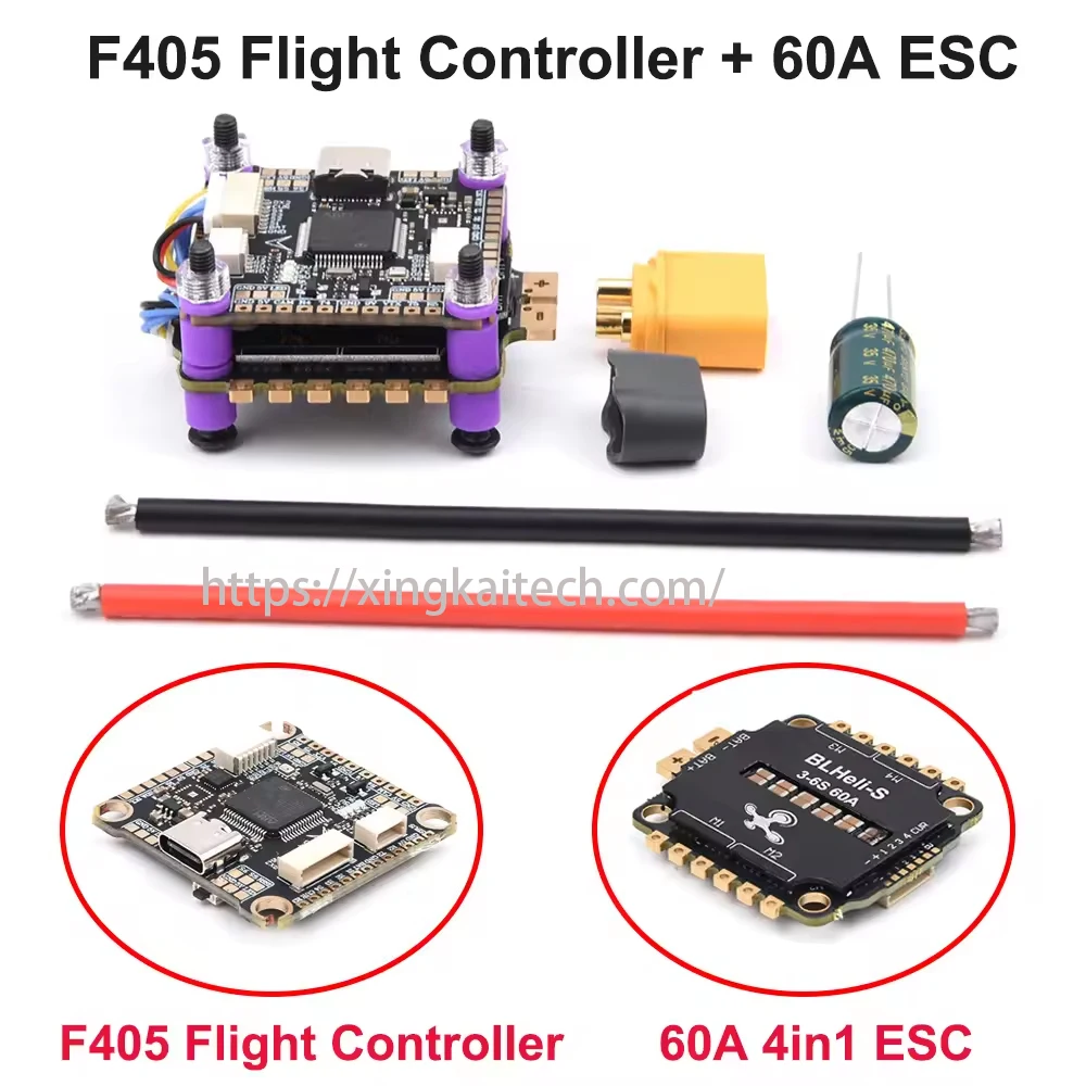 FPV Stack F405 F405HD F7 F722 Flight Controller F4 V3S Plus FC+60A 4in1 BLheli_S ESC Stacks 30.5*30.5mm For FPV Racer Drone