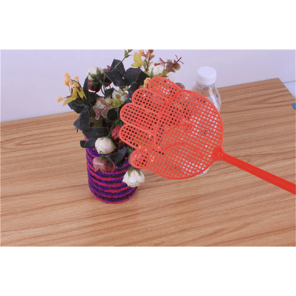 Fly Swatter plástico com Padrão Mão, Controle de Pragas, Prático, Mosquito e Bug, 1PC