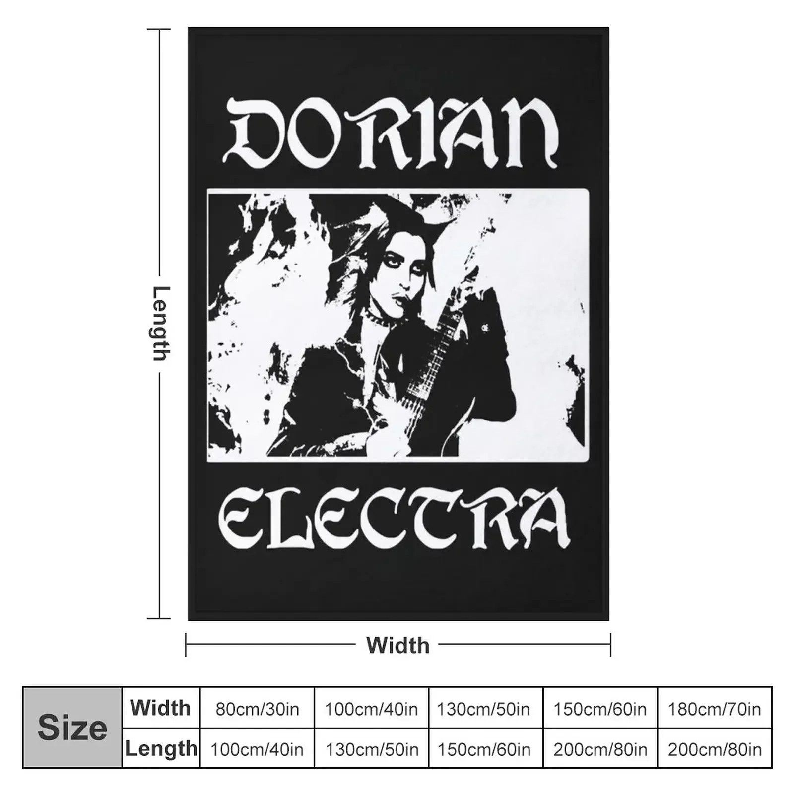 Dorian Electra Metal Classic T-Shirt Essential T-Shirt Throw Blanket Hair Tourist Decoratives Luxury Brand Blankets