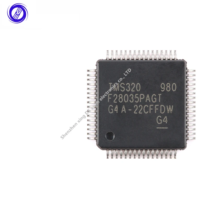 Microcontrôleur 32 bits d'origine TMS320F28035PAGT TQFP-64 C2000-MCU