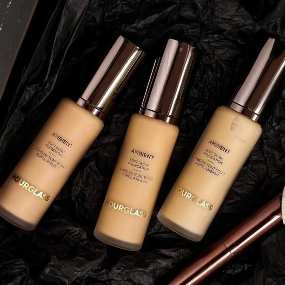 Korean Hourgalss Lasting Concealer High Cover Dark Circles Blemishes Ivory White Natural Color Soft Glow 15ml Liquid Foundation