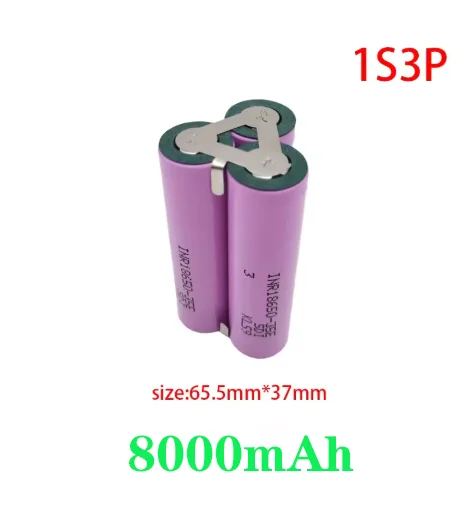 Customized Lithium Ion Battery 18650 35E 30A High Capacity 3.7V-21V 3500mAh-10500mAh for Electronics 24V Lithium Power Supply