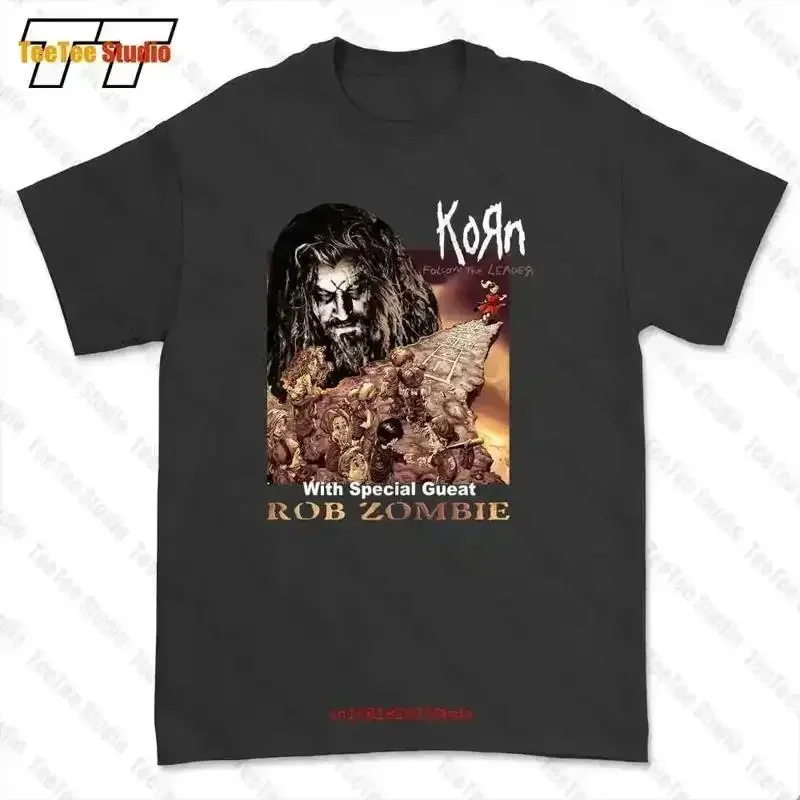 Korn X Rob Zombie Follow The Leader 1999 Tour Tshirt Tee 4OFZ