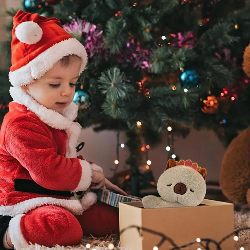 

Capybara Stuffed Animal Kasaya Capybara Cosplay Plush Toy Soft Plush Figure Toy Huggable Stuffed Animal Doll Cute For Adults