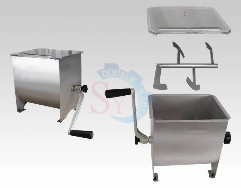 High quality manual stainless steel meat mixer/commercial food mixing machine/small hand sausage used meat blender