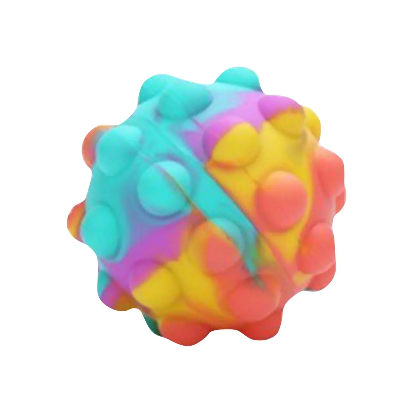 1Pop Ball Fidget Toys Stress Reliever Hand Grip Device Massage Its Ball Gift for Children Fidget 3D Pinch Ball Decompression Toy