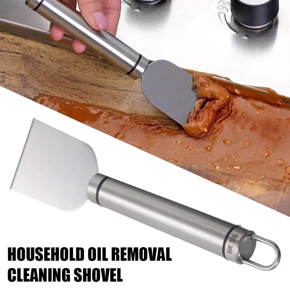 1pc Stainless Steel Household Degreasing Cleaning Shovel Scraper Refrigerator Defrost Freezer Shovel For Decontamination Tools