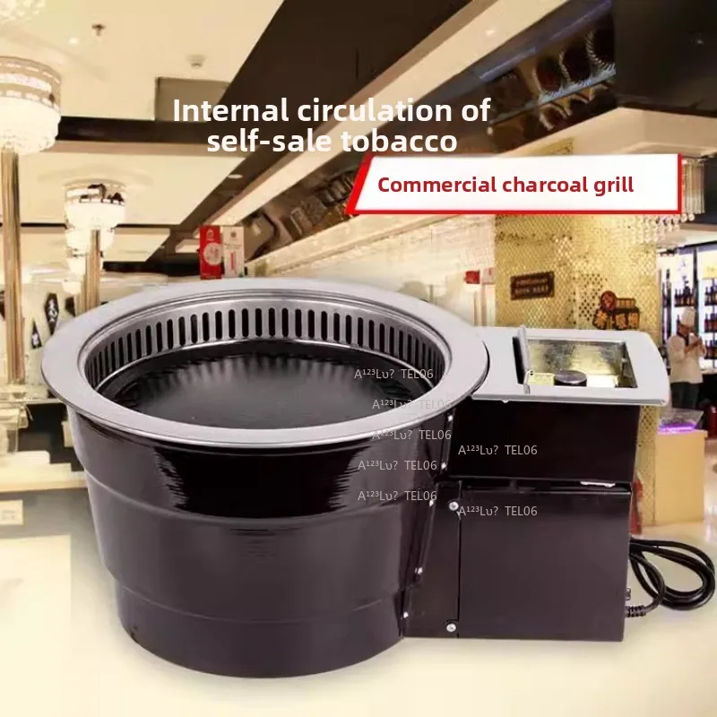 Commercial Smokeless Charcoal Grill Japanese Korean BBQ Yakiniku Restaurant Carbon Stove bbq grill