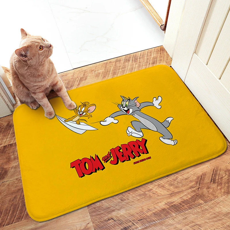 Kitchen Treadmill Rugs Z-Tom and Jerrys Non Slip Carpet Bedroom Floor Mats Front Doormat Useful Things Home Decorations Bathmat