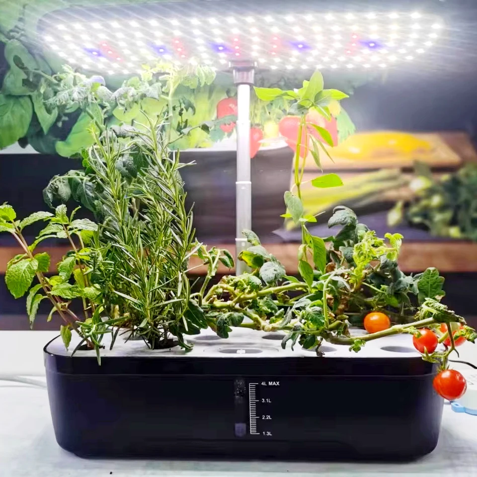 LED 스마트 실내 재배기 꽃과 채소 재배 수경 통합 기계 새싹 묘목 채소용