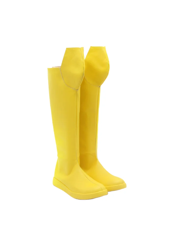Invincible Mark Grayson Cosplay Shoes Boots Anime Superhero Yellow Halloween Christmas Boots