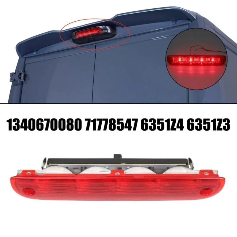 High Level Brake Light 1340670080 Third Brake Light Replacement-Warning Lamp Fits For Fiat Ducato For Boxer For Relay