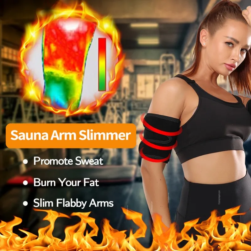 Vensslim Arm Trimmers for Women Sweat Arms Shaper Bands Sauna Slimmer Wraps for Weight Loss Workout Corset