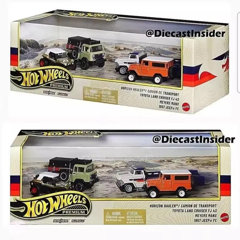 

Hot Wheels Original Off-Road Garage Serise Model 1957 Jeep Fc Meyers Manx 1/64 Die-Cast Car Model Collection Vehicle Boys Gift