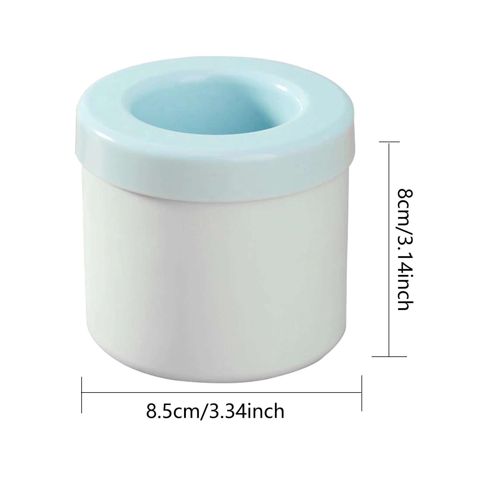 Silicone Ice Storage Box with Lid Cylinder Ice Cube Tray Mini Leakproof Reusable Party Barware Household Kitchen Tools