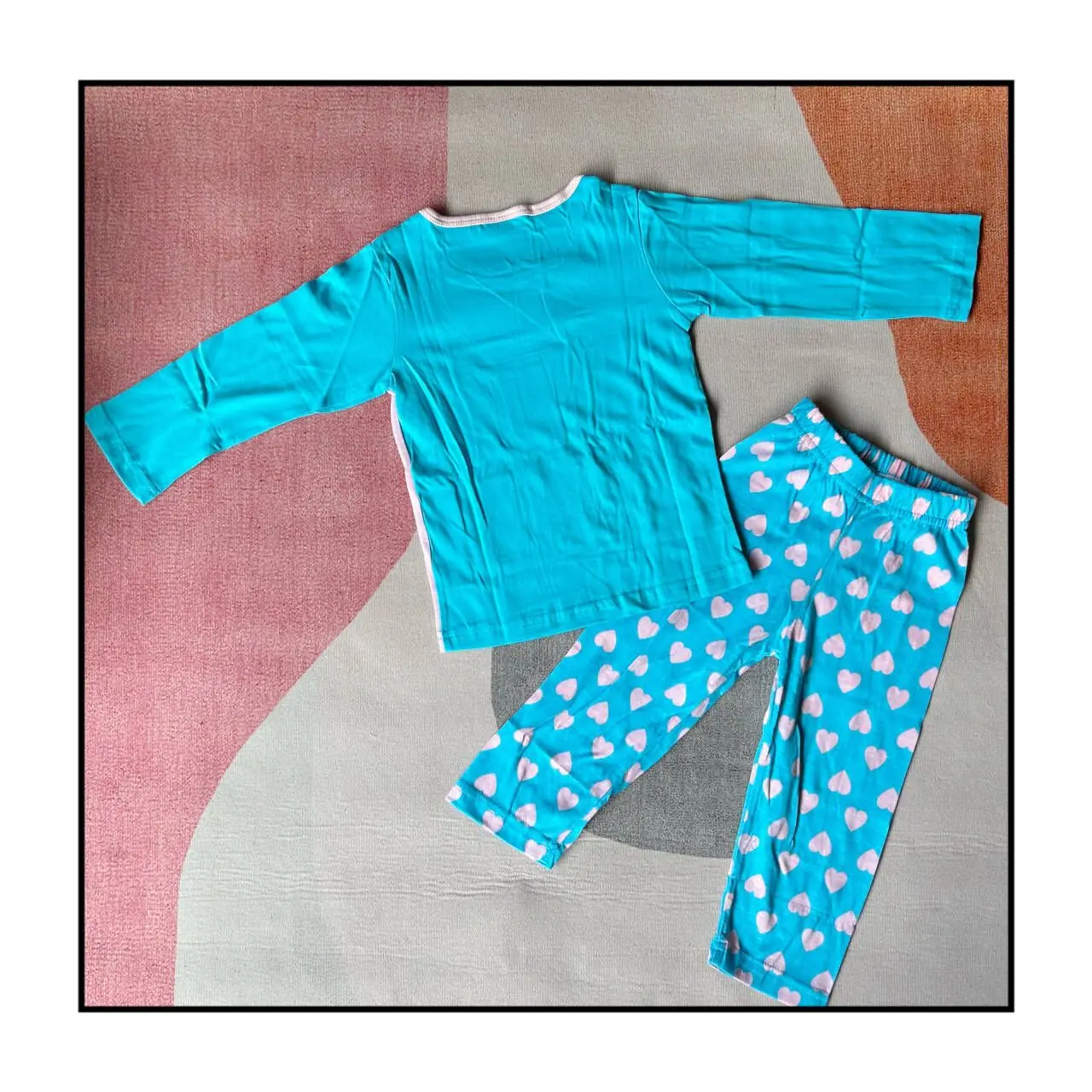 Spring Autumn Children's Clothing Sets Blue Minnie Girl Sleepwear Clothes Kids Pajamas Set Baby Girls Pyjamas the four seasons