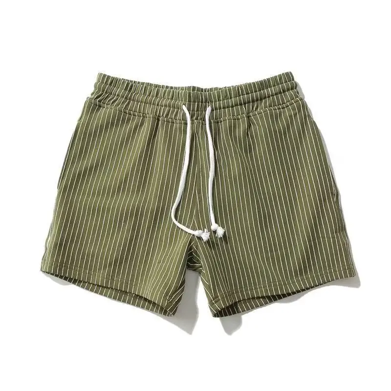 Men's Clothing Striped Casual Shorts Summer Lightweight Couple Matching Loungewear Comfortable Trendy Home Wear New