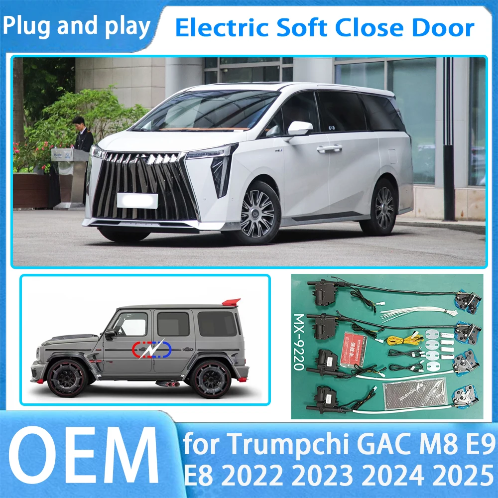 

for Trumpchi GAC M8 E9 E8 2022-2025 OEM Car Soft Close Door System Automatic Electric Auto Pull Power Latch Power Closing Quiet