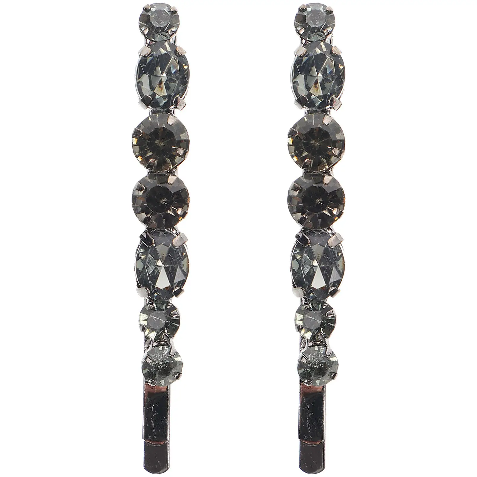 

2 шт. хрустальные заколки для волос из высококачественного сплава, модные заколки-шпильки для женщин, для свадьбы, вечеринки, повседневного использования, элегантные, стильные