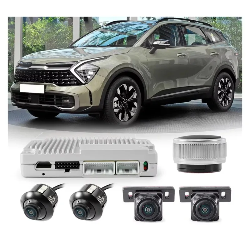 Blind Spot Detection Sony 307 3d Bird View 360 Camera System 360 Degree Around Car Camera for Kia