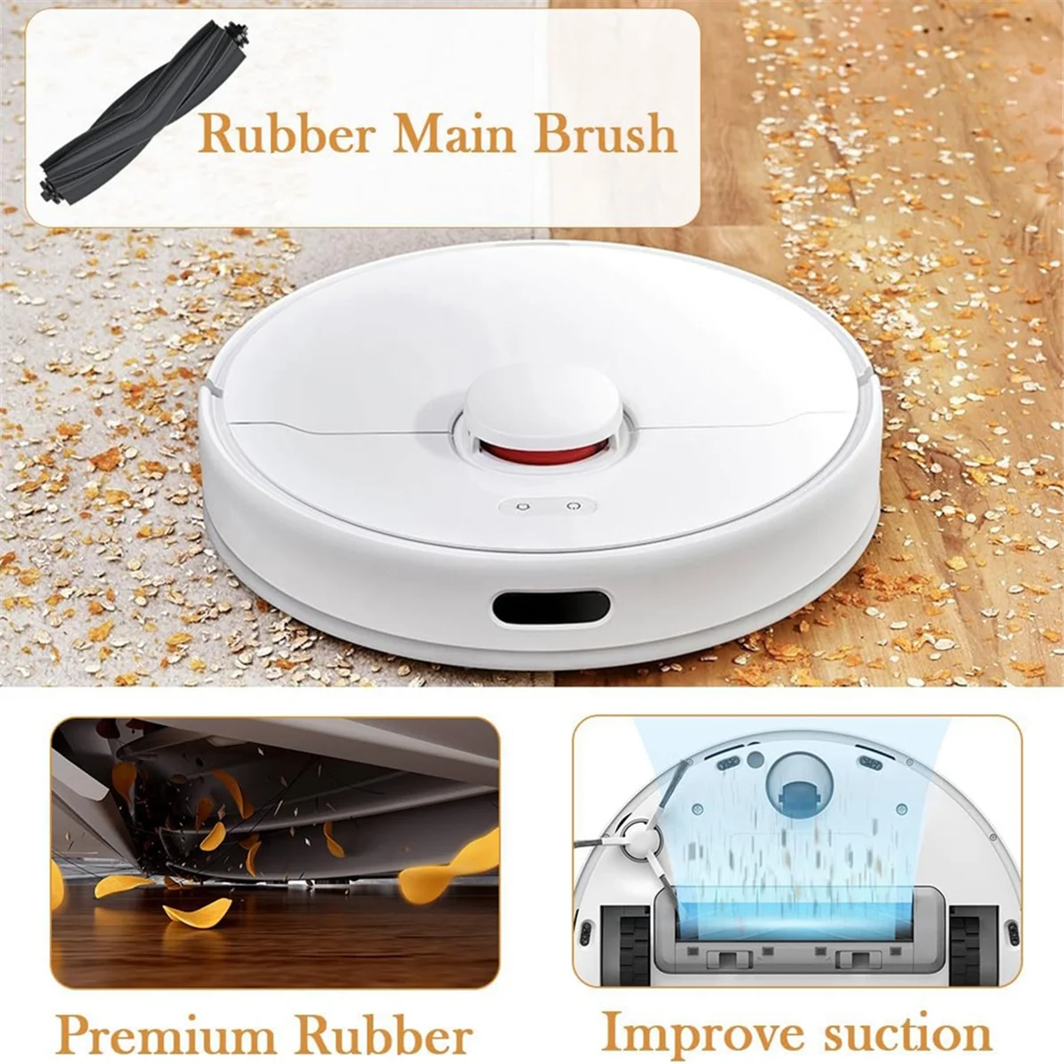 HEPA-Dreame用のモップパッド,ダストバッグ用のスペアパーツフィルター,l10s ultra,l10 ultra,l10s pro,xiaomi x10 plus,メインサイドブラシ