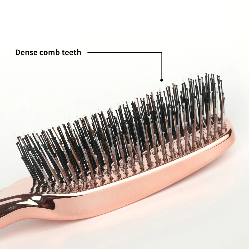 Square Electroplated Massage Combs Air Cushion Hair Combs Airbag Massage Combs Easy To Use For All Hair Types Wet And Dry