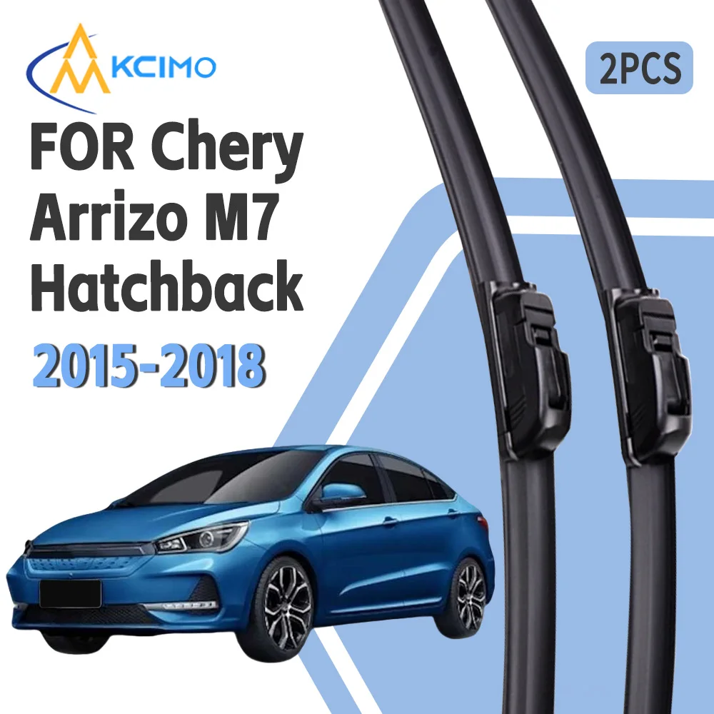 

For Chery Arrizo M7 Hatchback 2015-2018 U Type Wiper Blades Soft Rubber High Clear Easy Installation All Seasons Car Windshield