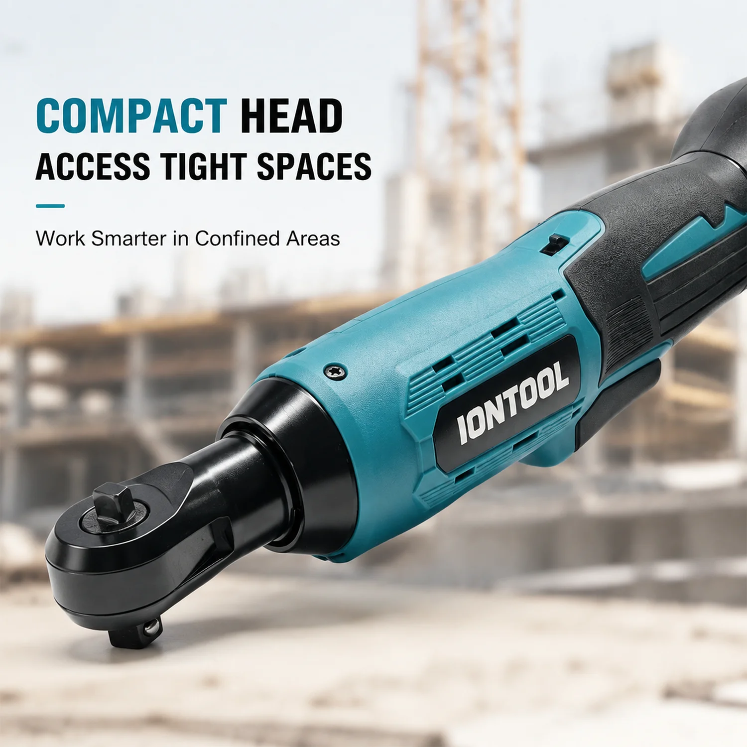 IONTOOL 350RPM 135N 3/8 Inch Cordless Ratchet Wrench for Engine Repair Brake Work and Mechanical Maintenance Tool Only