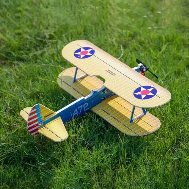

Dwhobby Biplane Trainer Pt17 Electric Controller Remote Control Rc Glider Diy Assembly Fixed Wing Pp Model Airplane Toys