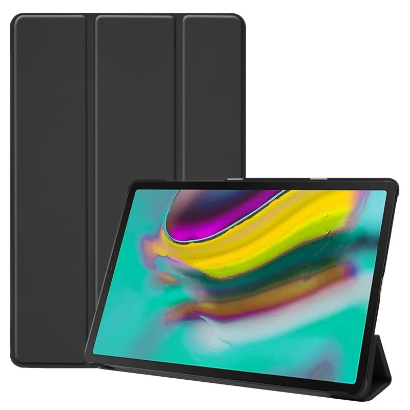Tablet Case For Galaxy Tab S5E T720 10.5inch T725 Tri-Fold Leather Case