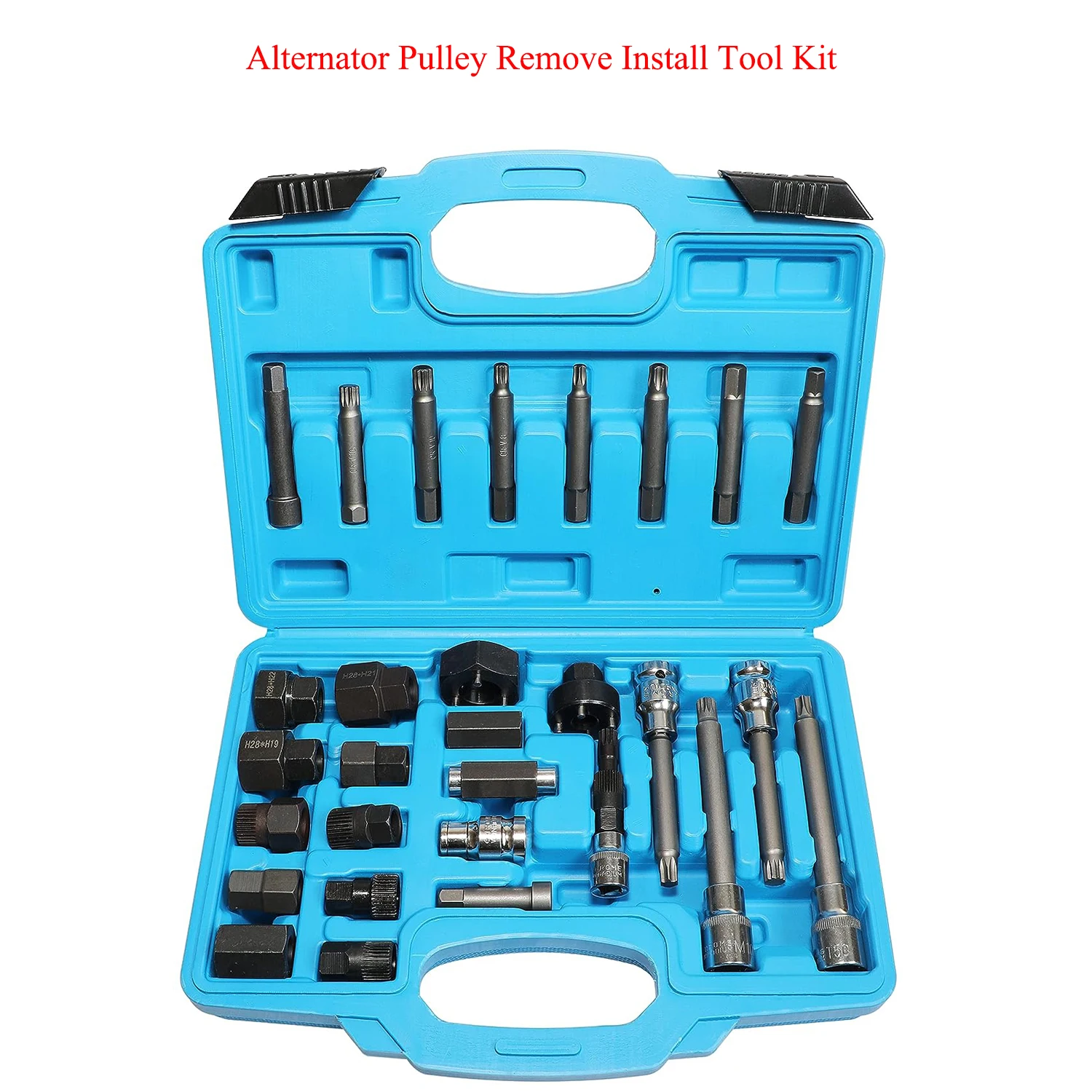 Alternator Pulley Remove Install Tool Kit Free Wheeling Pulley Remover Socket Drills For Ford  GM