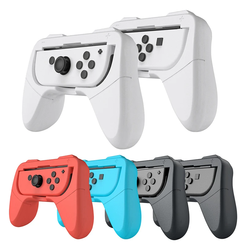 2 Pcs Joycon Bracket Stand Holder for Swith OLED Console Joy-con Gamepad Shell Hand Grip Accessories