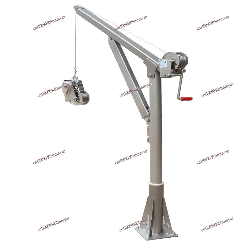 

304 Stainless Steel Hand Hanger Sewage Pump Mixer Lifting Frame 360 Rotating Small Crane Winch Yacht Frame