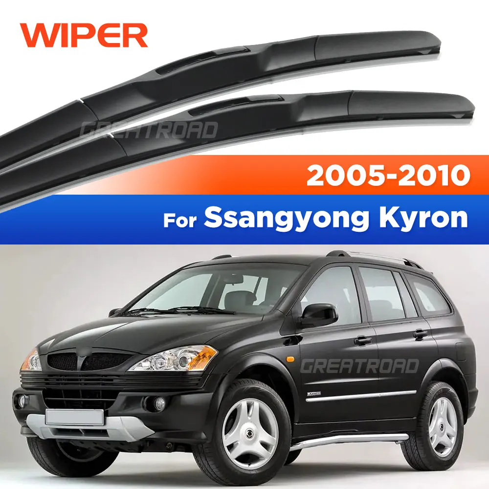 

Для Ssangyong Kyron 2005-2010 2006 2007 2008 2009 стеклоочиститель передние щетки стеклоочистителя лобовое стекло щетка 22 "+ 19"