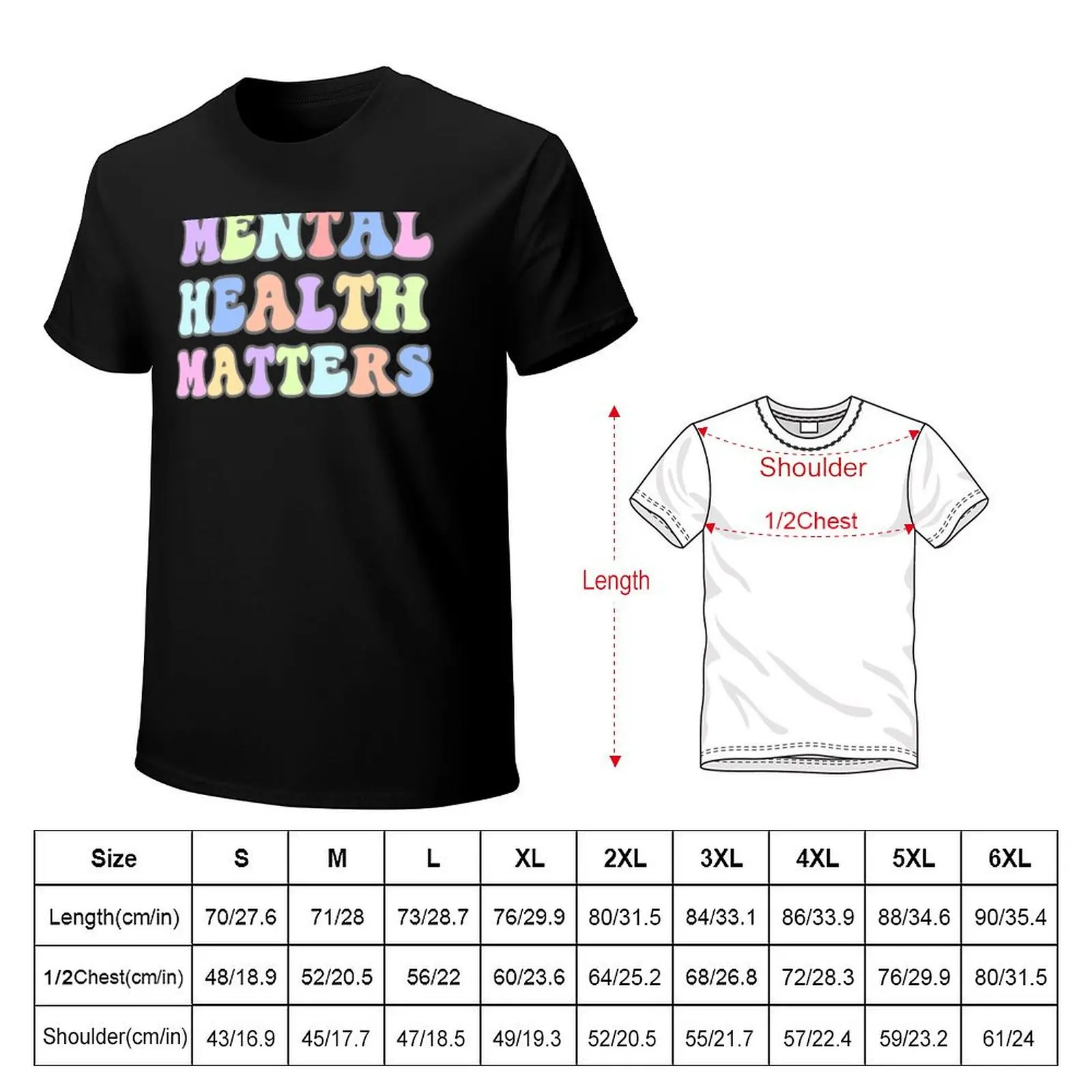 Mental Health Matters Mental Health Awareness Love T-Shirt Louboutins mens t shirts pack