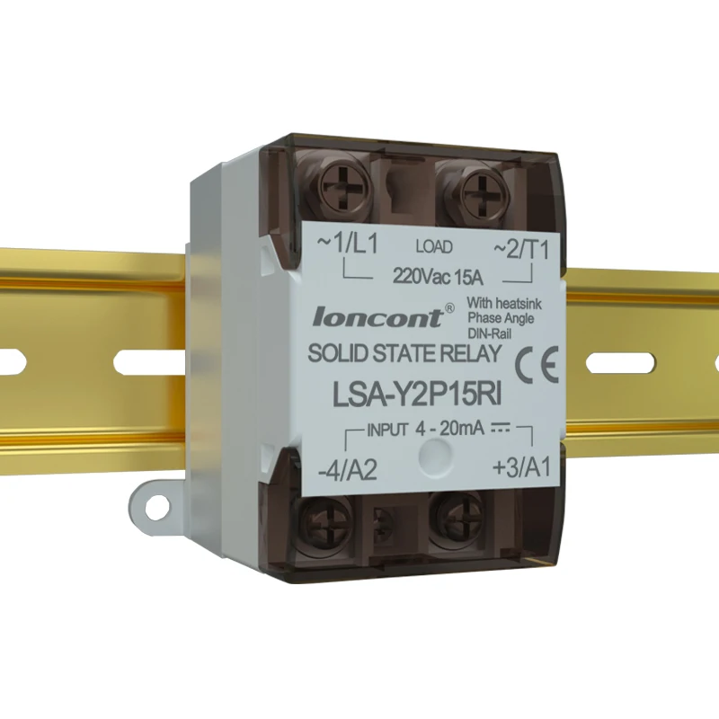 

4-20mA input control single-phase isolated AC solid-state voltage regulator module free card rail SSR transformer LSA-Y2P15RI