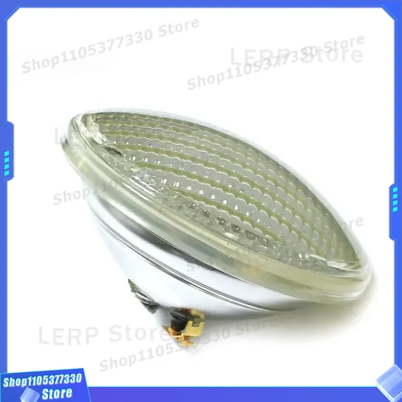 12W IP68 Waterproof Underwater Pool Light with 56 LED Thick Glass for Swimming Pond Fountain Spa Landscape Decoration Lamp