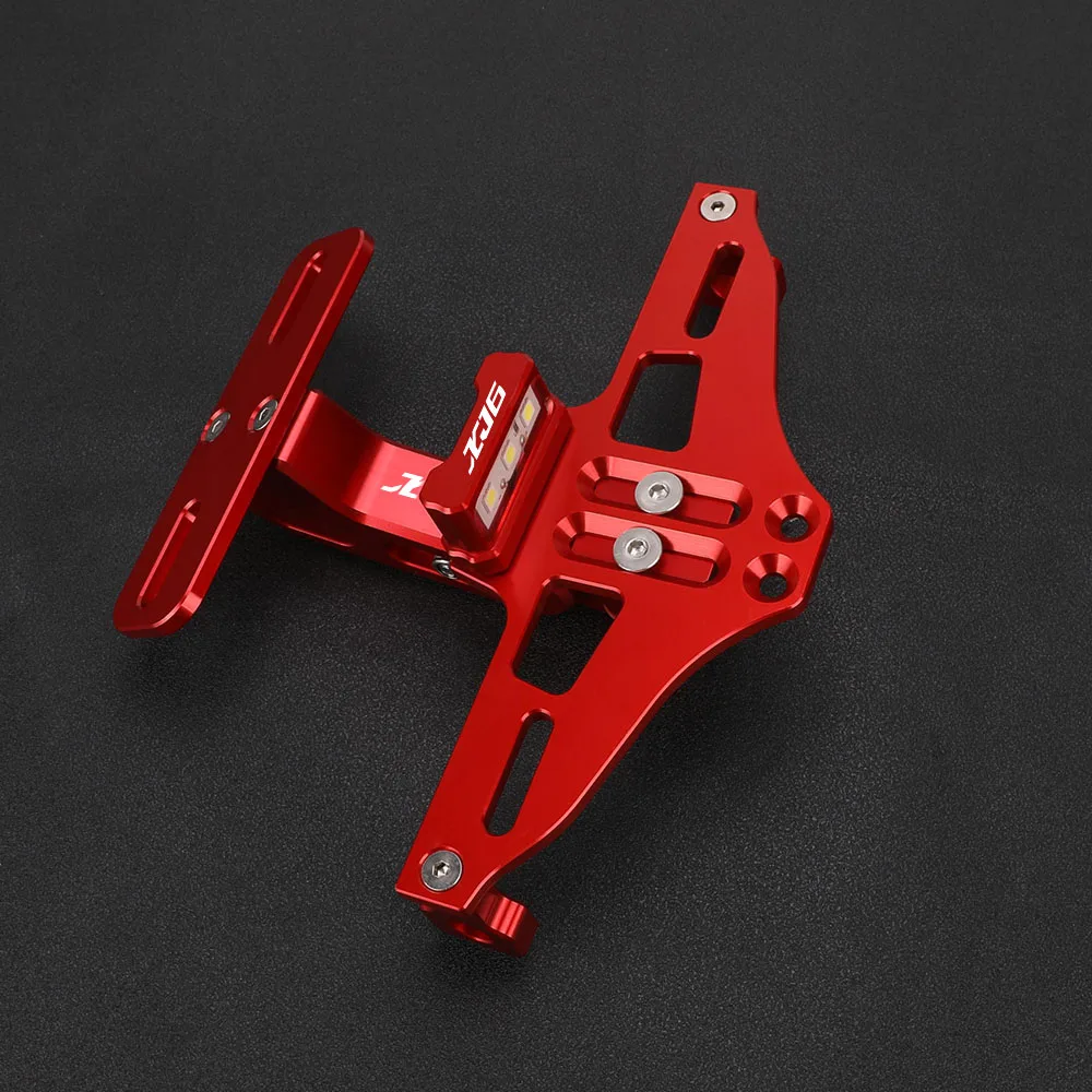 لياماها XJ6 XJ6F XJ6N تحويل 2009-2014 2015 دراجة نارية قابل للتعديل الخلفي الذيل مرتب لوحة ترخيص حامل قوس مصباح ليد