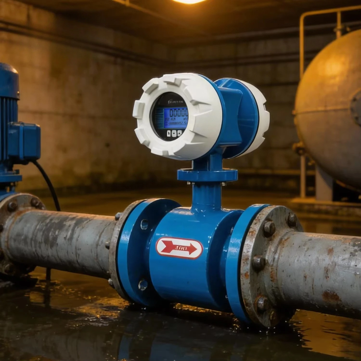 Water flow meter electromagnetic flow meter for water treatment magnetic flow meter
