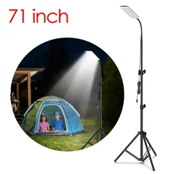 Luz Portátil de altura ajustable para fotografía y Selfie, 71 pulgadas, con soporte para trípode, impermeable, mejorado, 84LED, para acampar