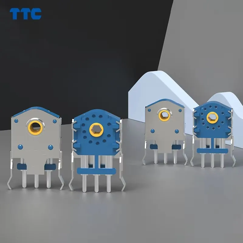 TTC 7/8/9/10/11/12/13/14/15/16mm Rotary Mouse Scroll Gold Wheel Encoder With 1.74mm Hole Mark,20-40g For PC Mouse Dustproof
