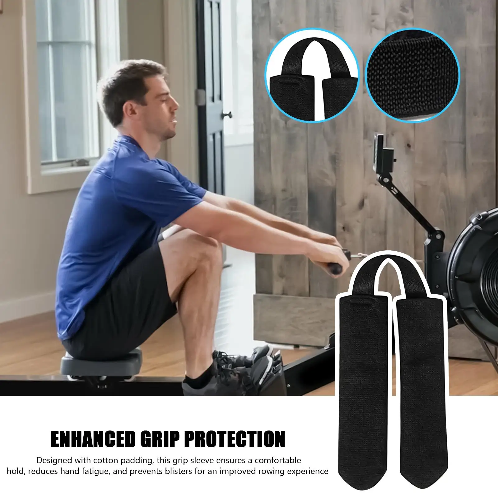 Rower Grip Padding Sock Breathable Rower Grip Wrap Exercise Parts & Accessories For Outdoor Sports Entertainment Fitness