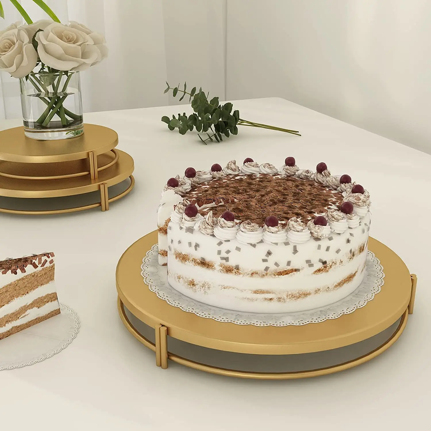 Cake Stand Home Party Dessert Table Display Rack Dessert Cake Tray Cold Meal Tea Break Table Afternoon Tea Center Rack Metal