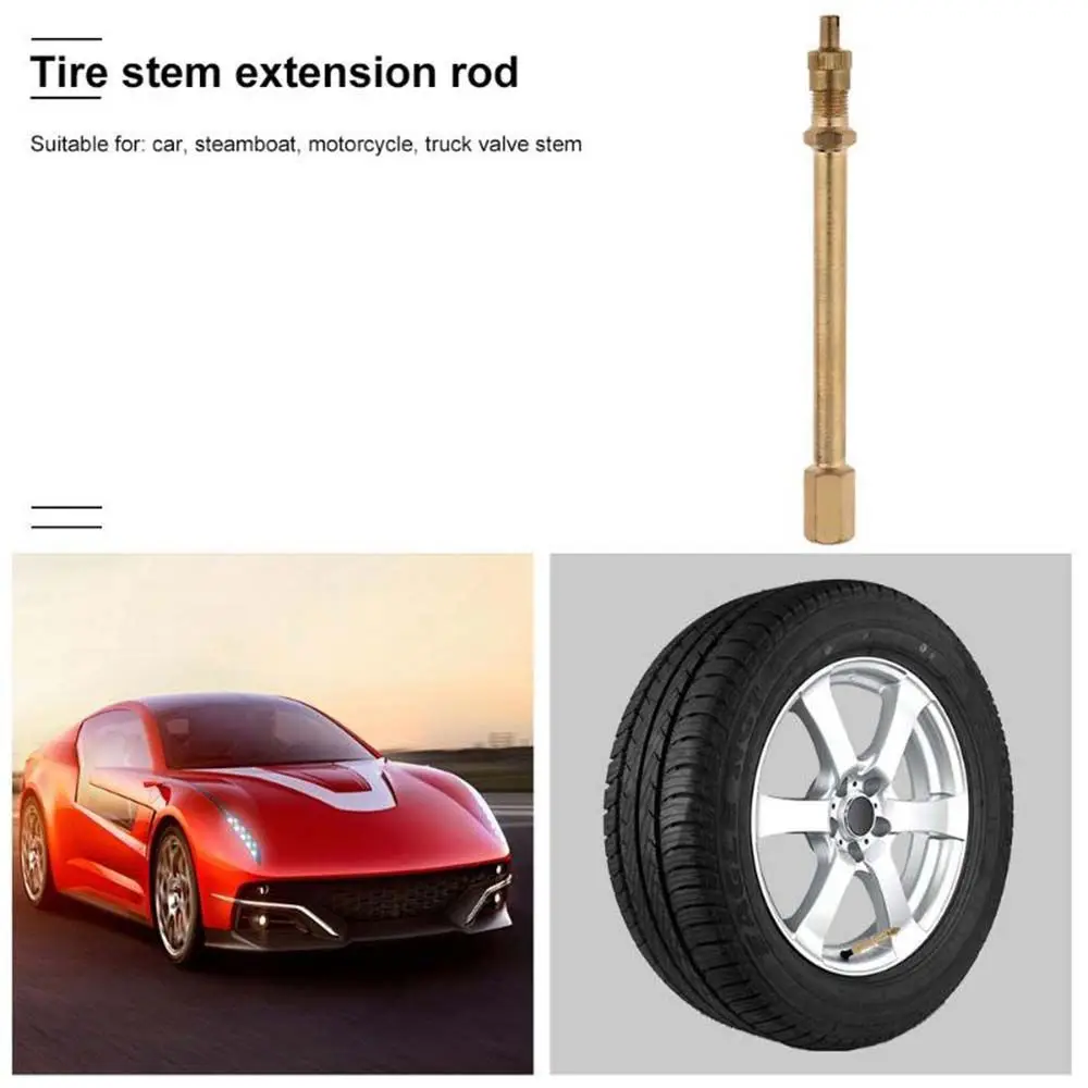 1 PCS Universal Air Valve Pump Extension Rod High Quality Tyre Stem Extension Pole Portable Extension Tube For Automobiles