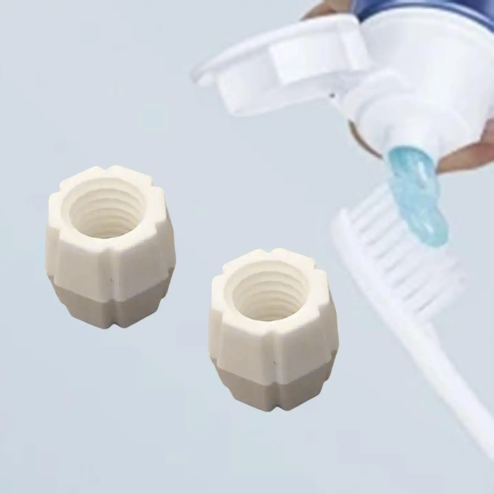 

2x Toothpaste Refill Adapter Compact Accessories Toothpaste Transfer Tool
