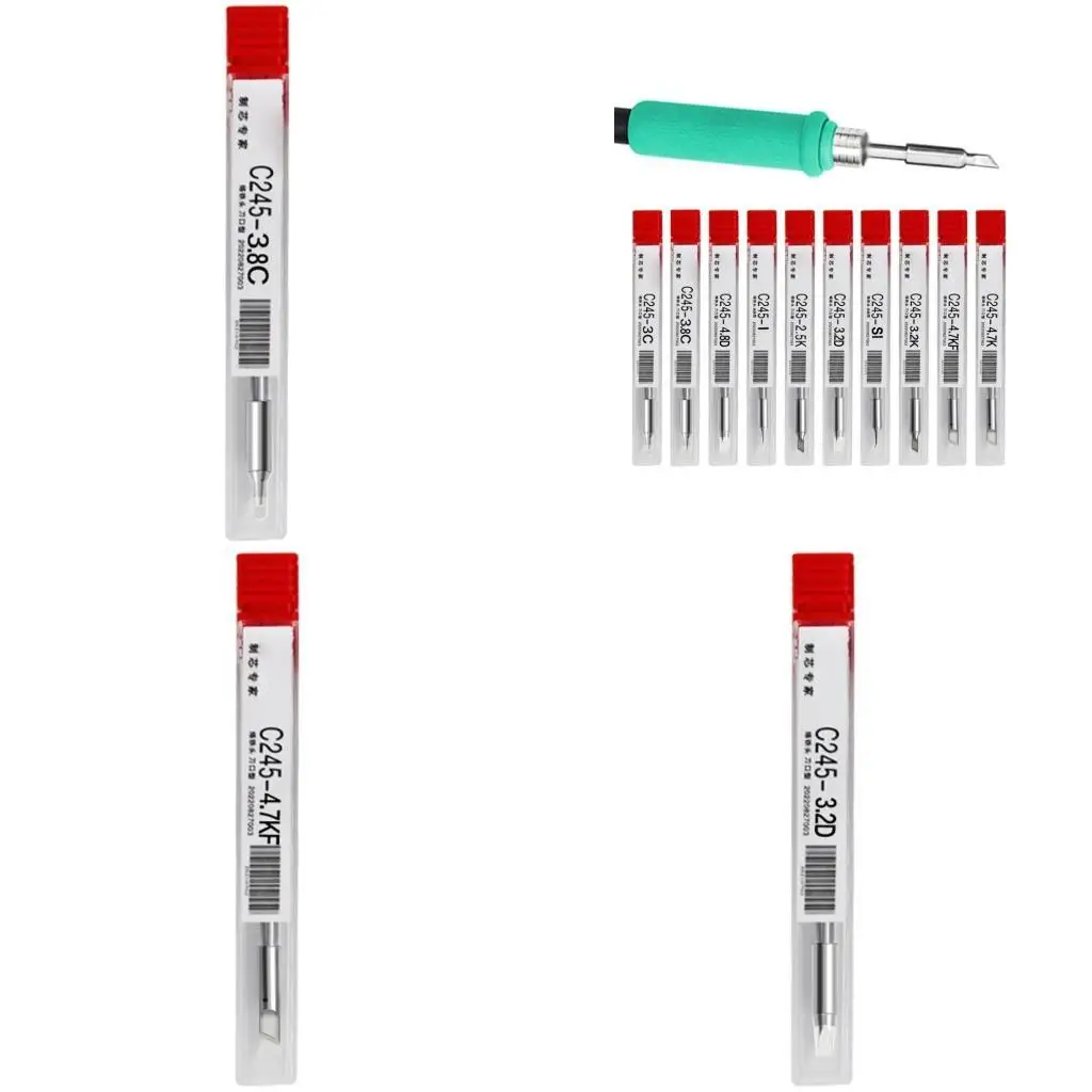 652F Stable C245 Паяльное жало с тонкими точками, эффективное для повышения точности при пайке и электронной сборке